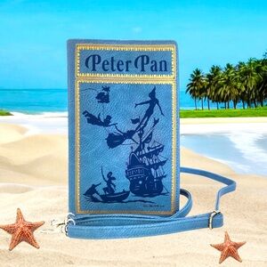 Peter Pan Book Clutch Bag
